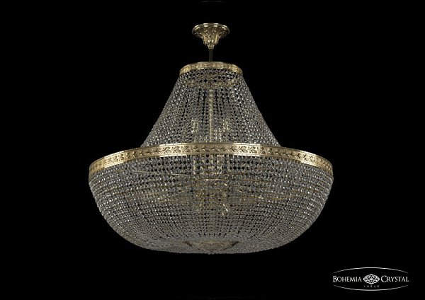 Люстра на штанге Bohemia Ivele Crystal 19051/H1/90IV G