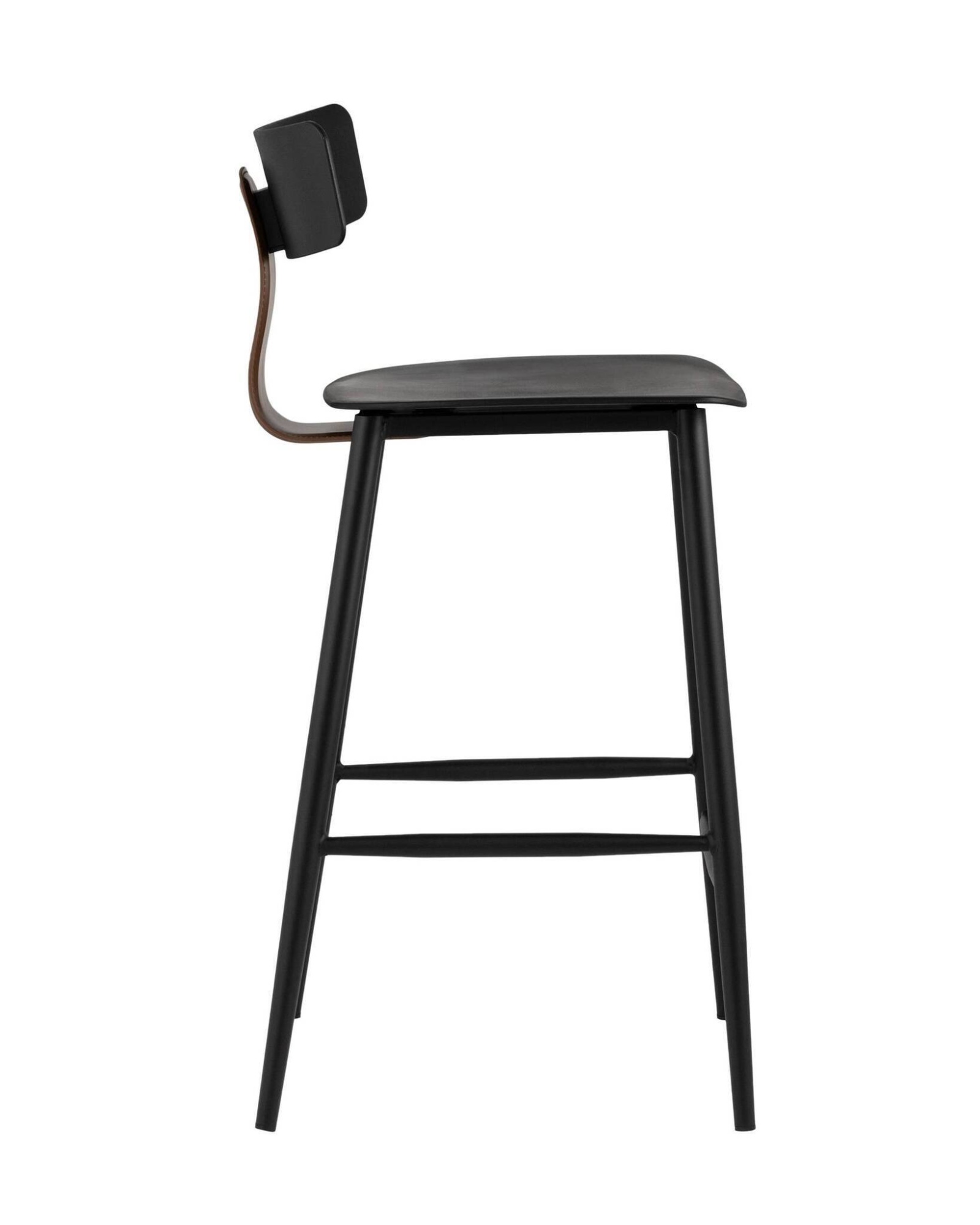 Стул полубарный ANT черный Stool Group