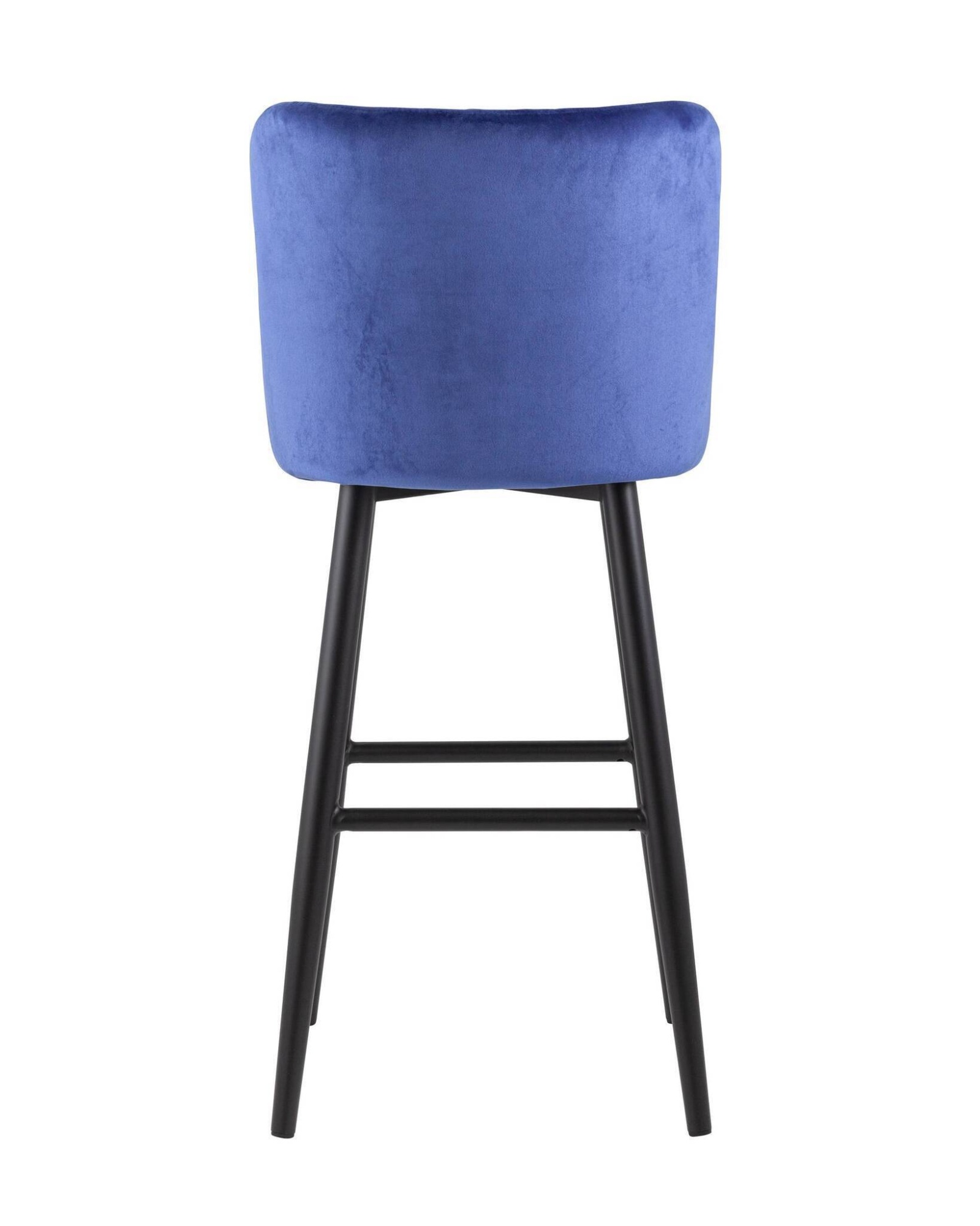 Стул барный Ститч велюр синий Stool Group