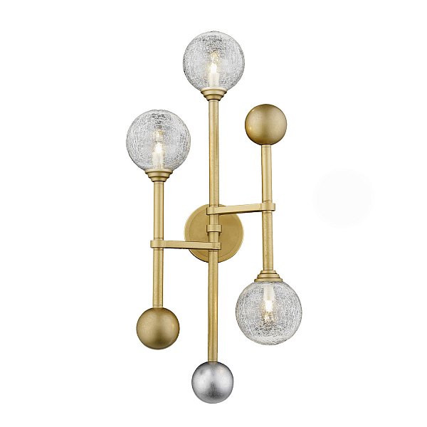 Настенный светильник  Delight Collection Fluxus 3 gold