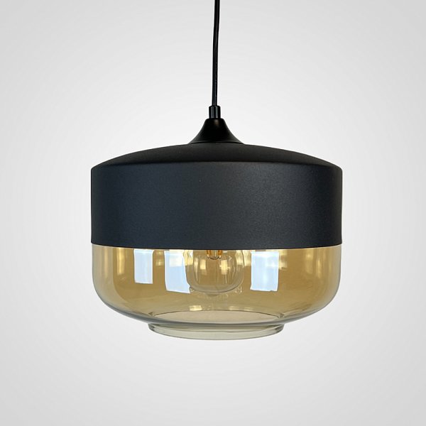 Подвесной светильник NORD D D25 Black/Amber by ImperiumLoft