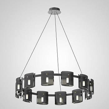 Подвесная люстра JANICE D100 Black Grey by ImperiumLoft