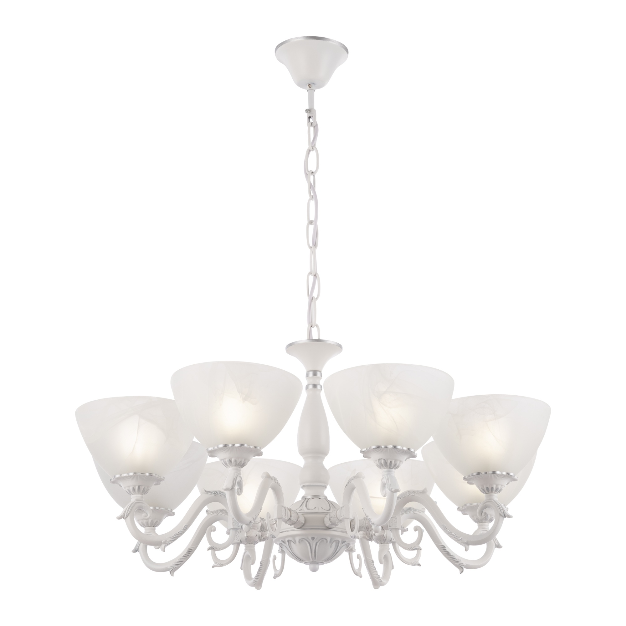 Люстра с плафонами 340518/8 WT+SL Arte Milano