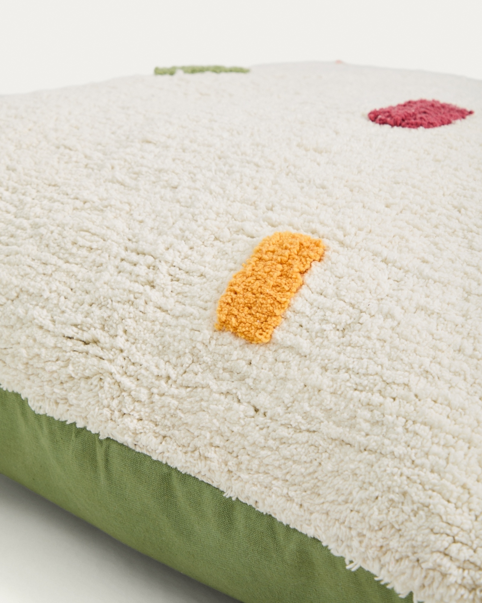 Подушка напольная Epifania белый хлопок с разноцветными точками La Forma (ex Julia Grup)