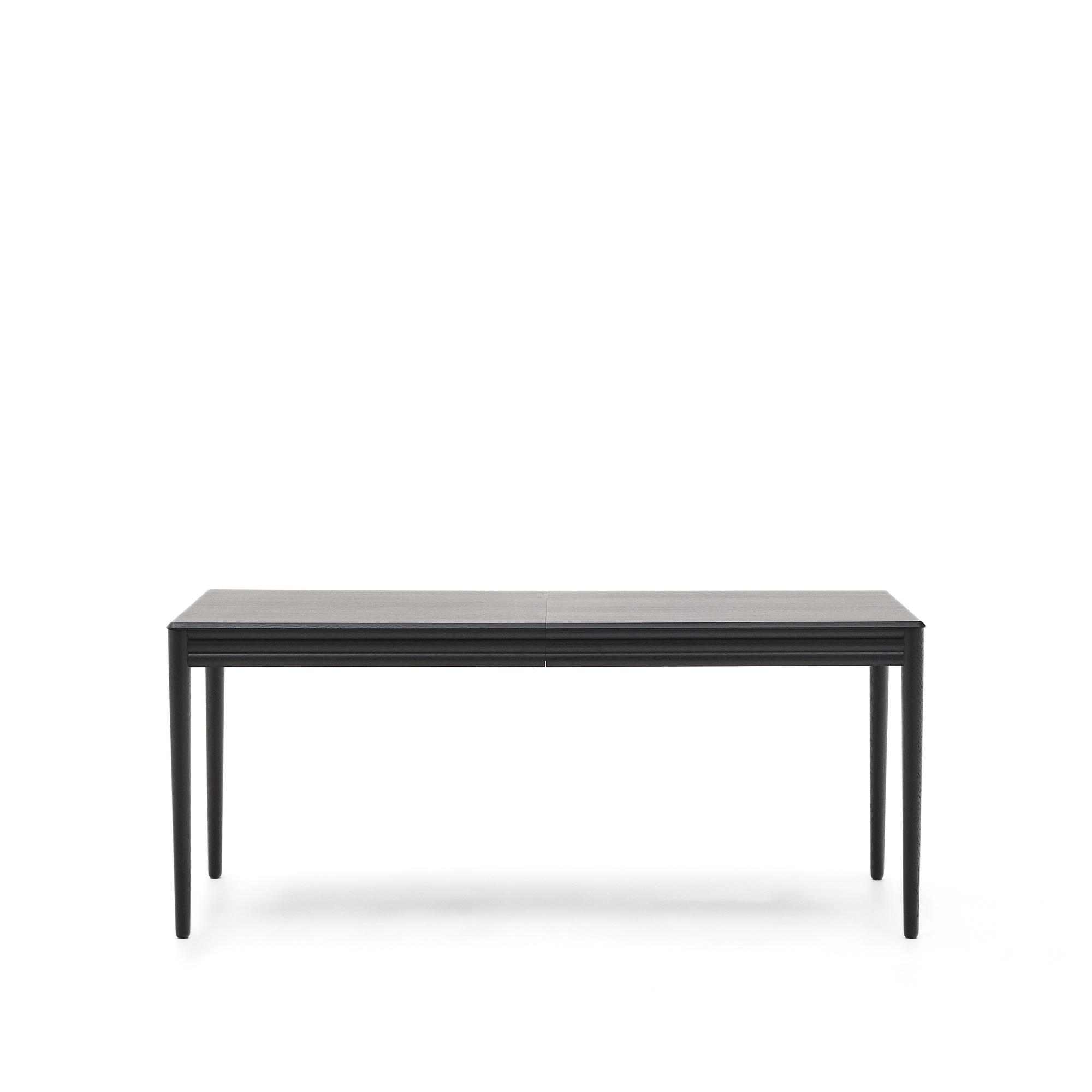 Раздвижной стол Lenon черный из шпона и массива дуба 160(240)x90 La Forma (ex Julia Grup)