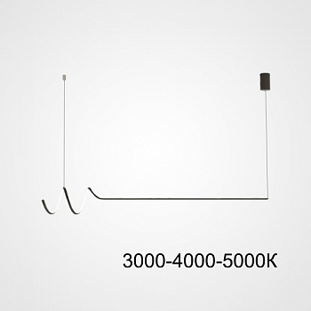 Подвесной светильник DAMARIS L120 Black Трехцветный свет by ImperiumLoft