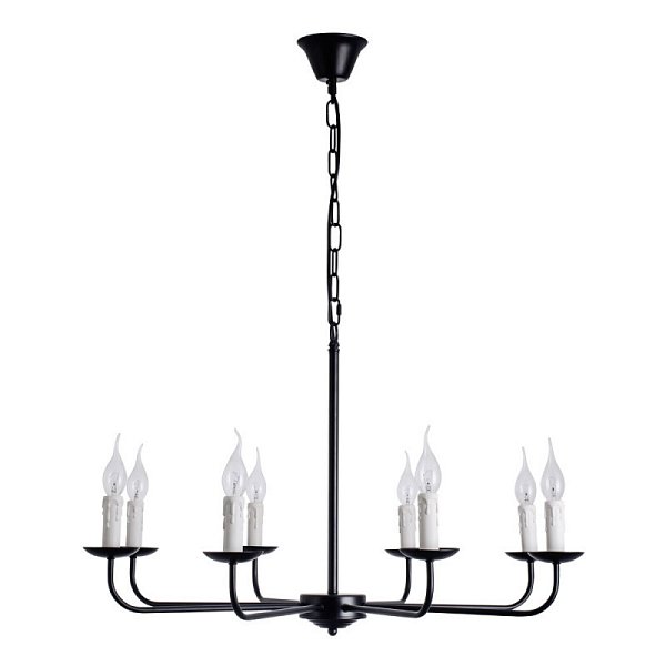Подвесная люстра Arte Lamp A1857LM-8BK