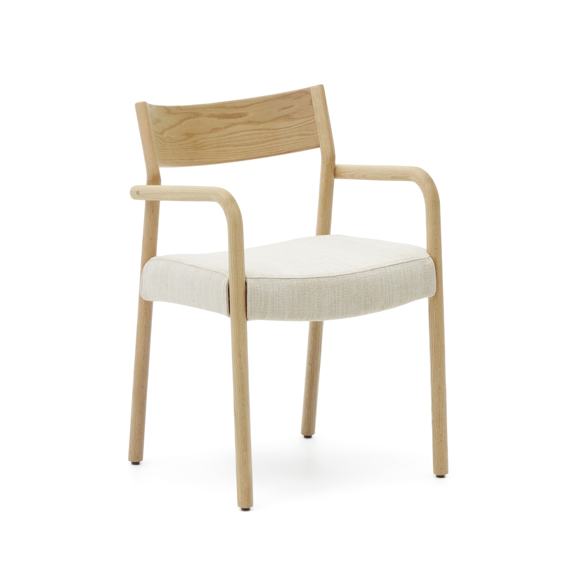 Стул Falconera со съемным чехлом из массива дуба с натуральной отделкой FSC Mix Credit La Forma (ex Julia Grup)
