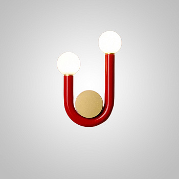 Бра COLLE L2 Red by ImperiumLoft