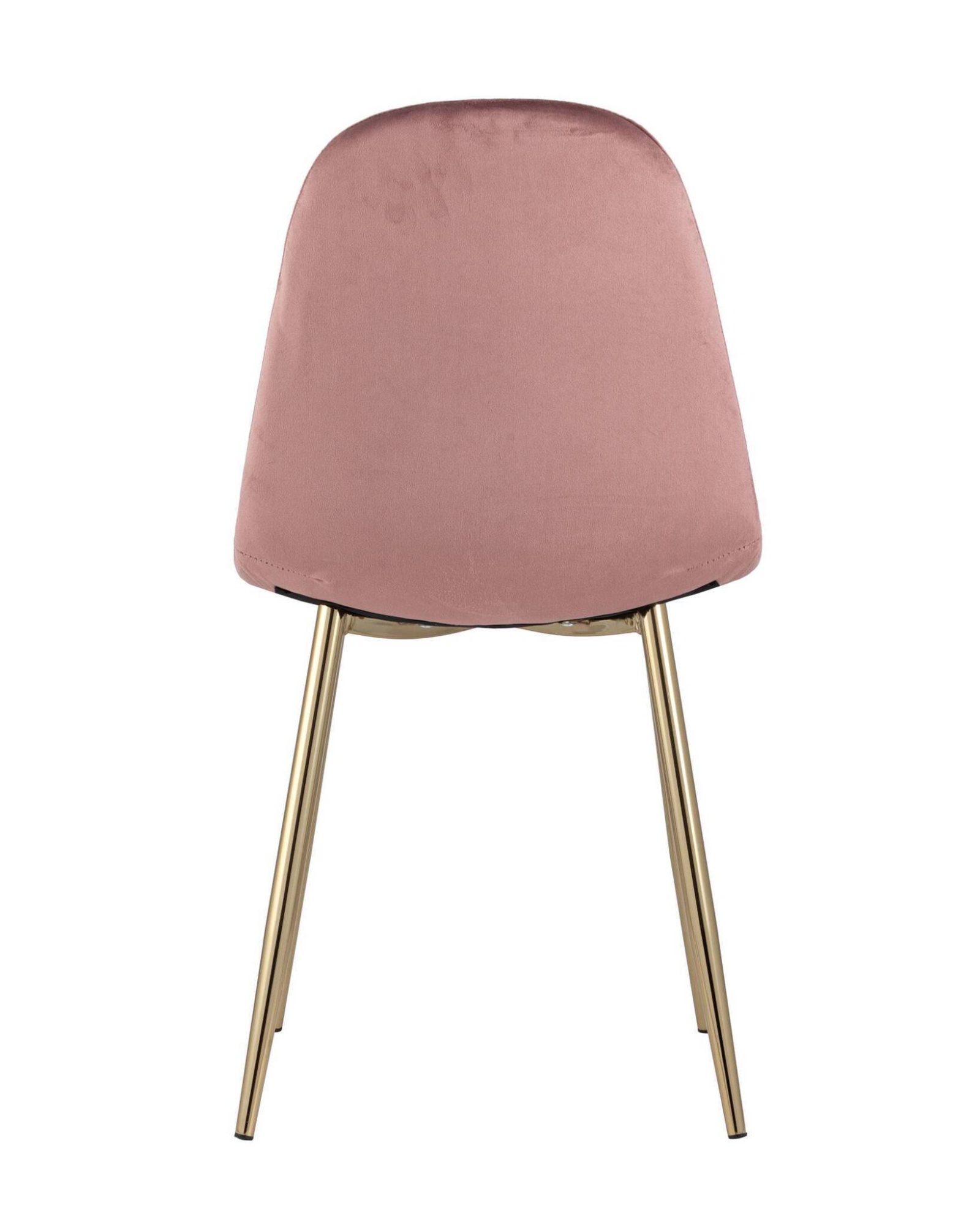Стул Валенсия велюр пыльно-розовый золотые ножки Stool Group