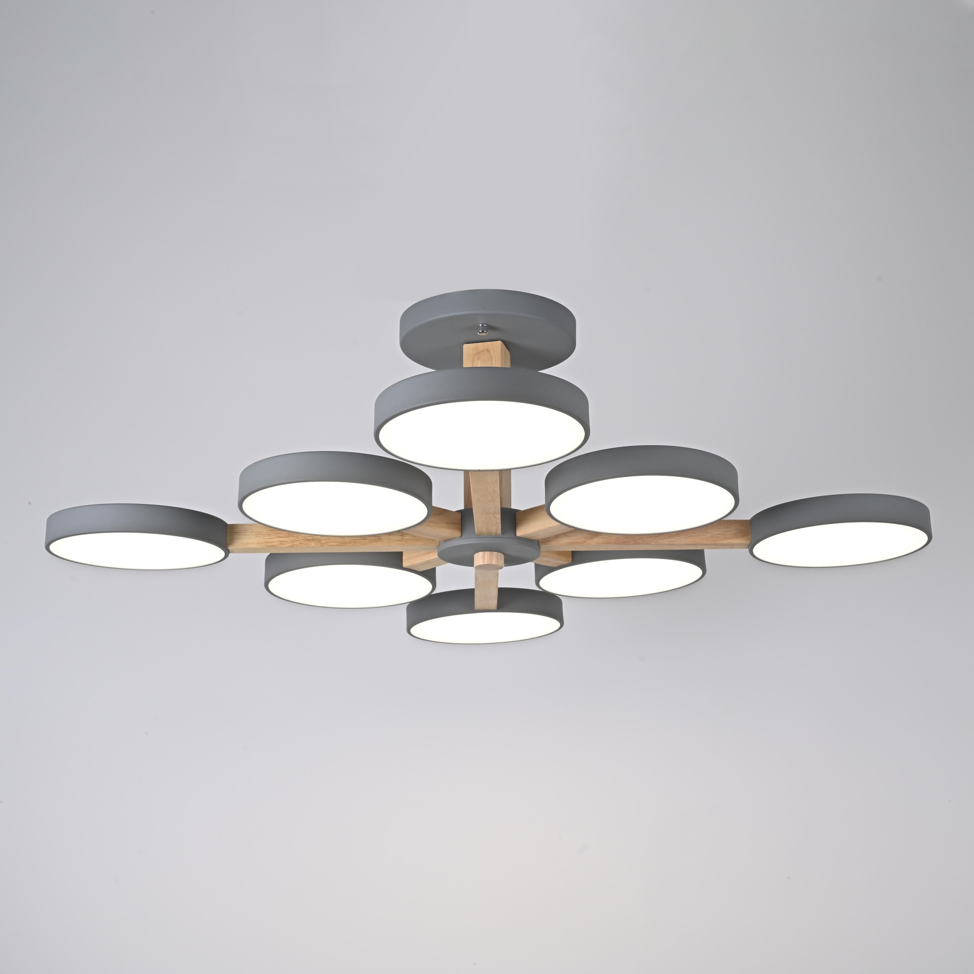 Потолочный светильник TURNA L8 Grey by ImperiumLoft