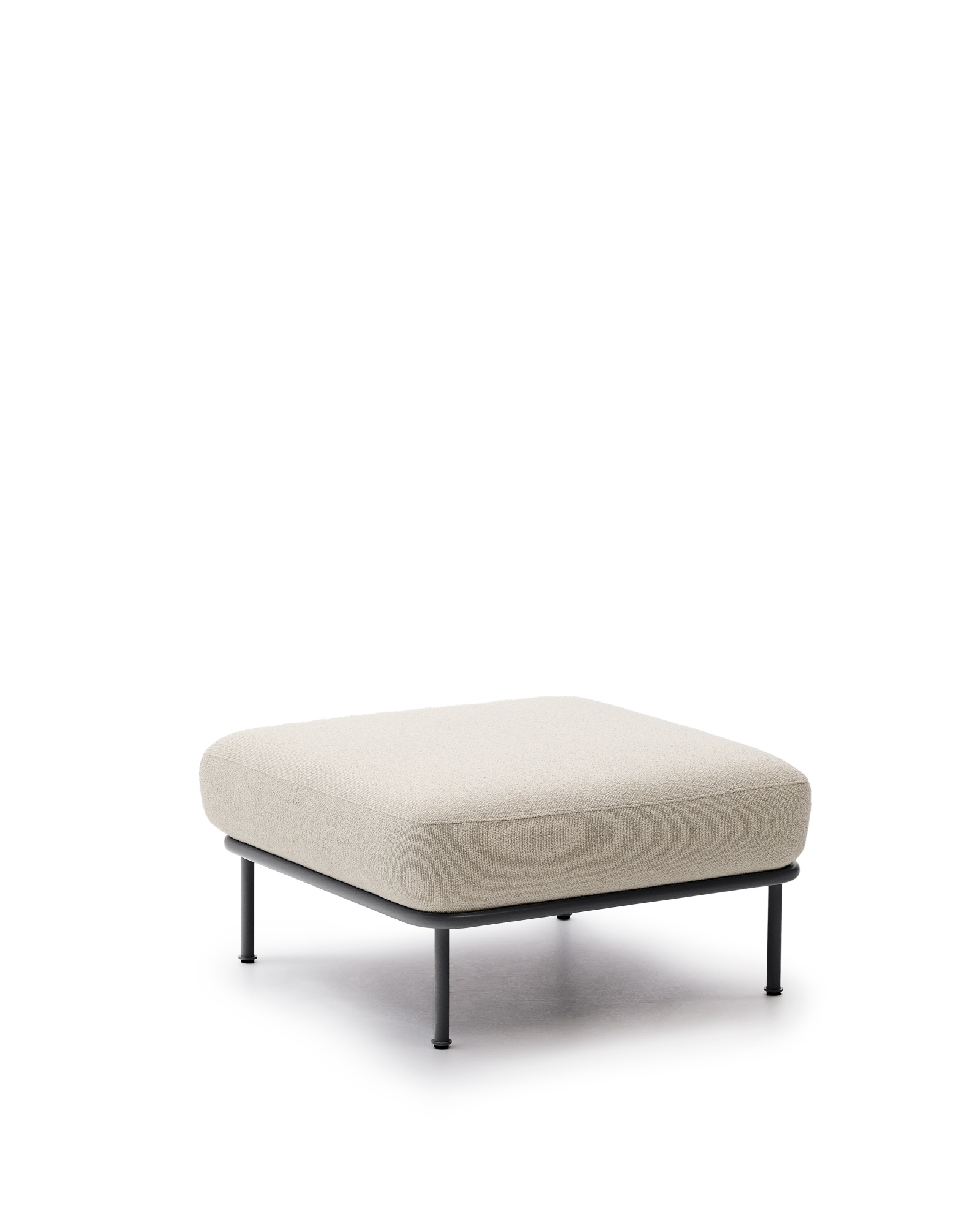 Пуф для ног Aurum цвета экрю 85 x 85 см La Forma (ex Julia Grup)