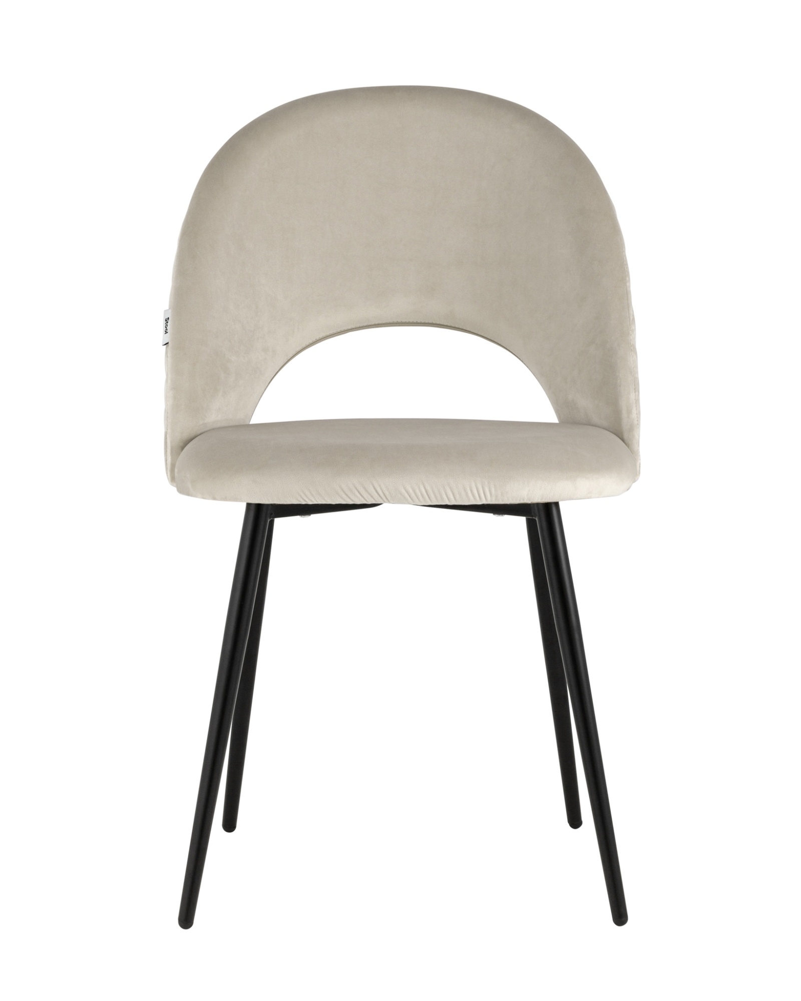 Стул Меган NEW велюр с ромбами бежевый Stool Group