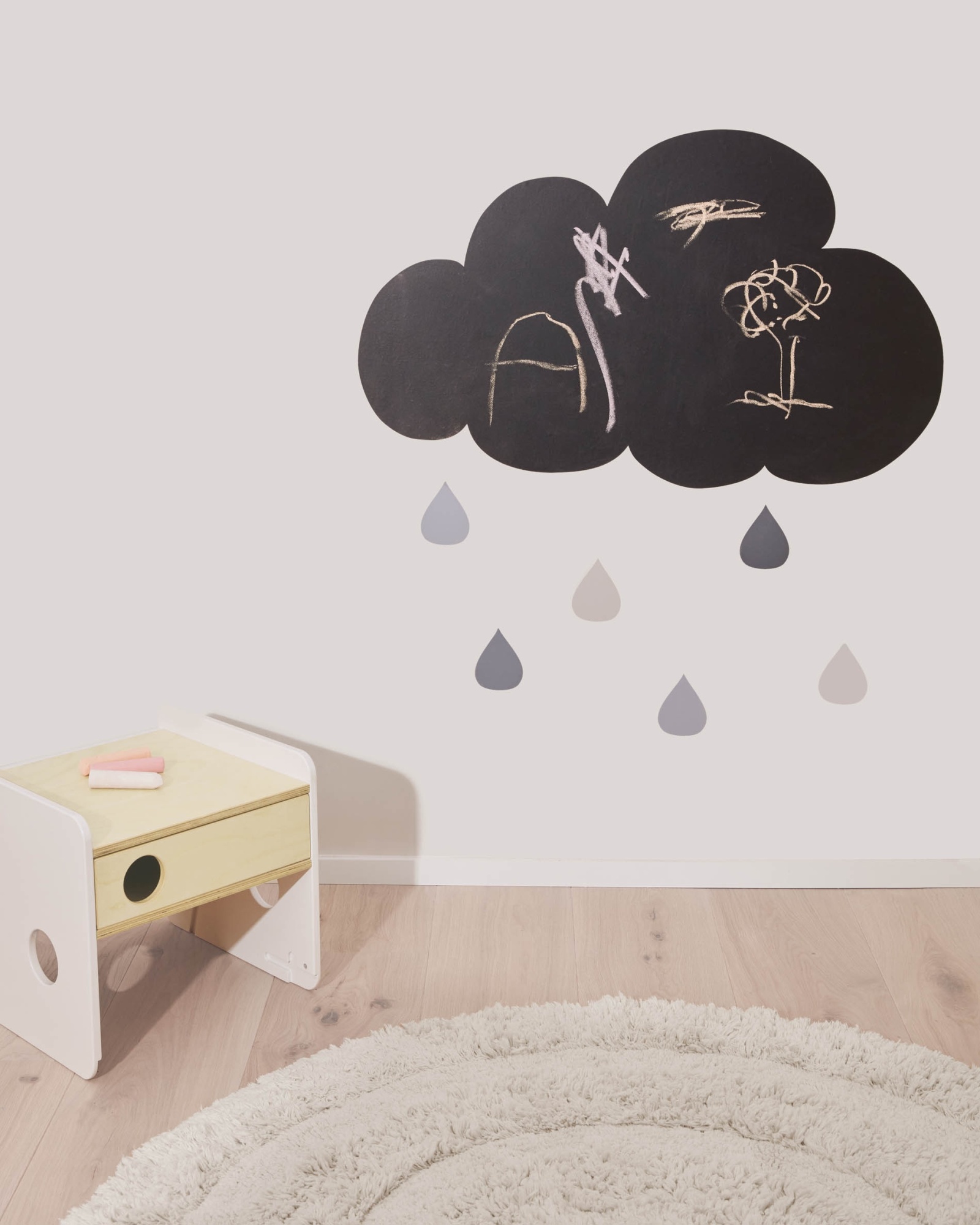 Настенная наклейка Agripa в виде тучи 73 x 86 см La Forma (ex Julia Grup)