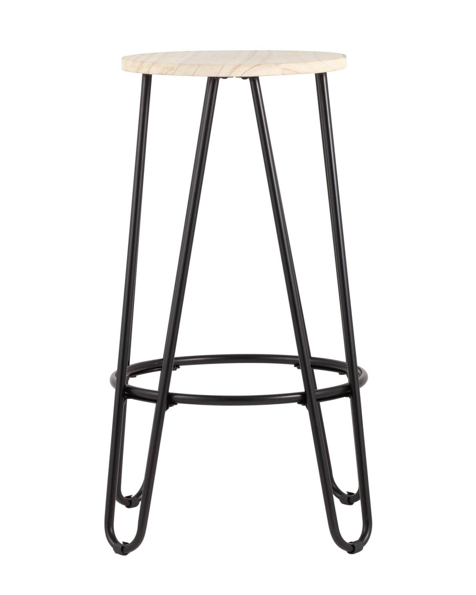 Стул полубарный АЗИЯ черный Stool Group