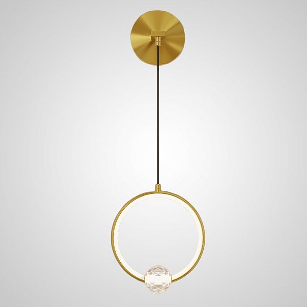 Настенный светильник LUANA WALL Brass by ImperiumLoft