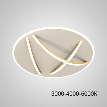 Потолочный светильник HAFTOR D50 Gold Трехцветный свет by ImperiumLoft