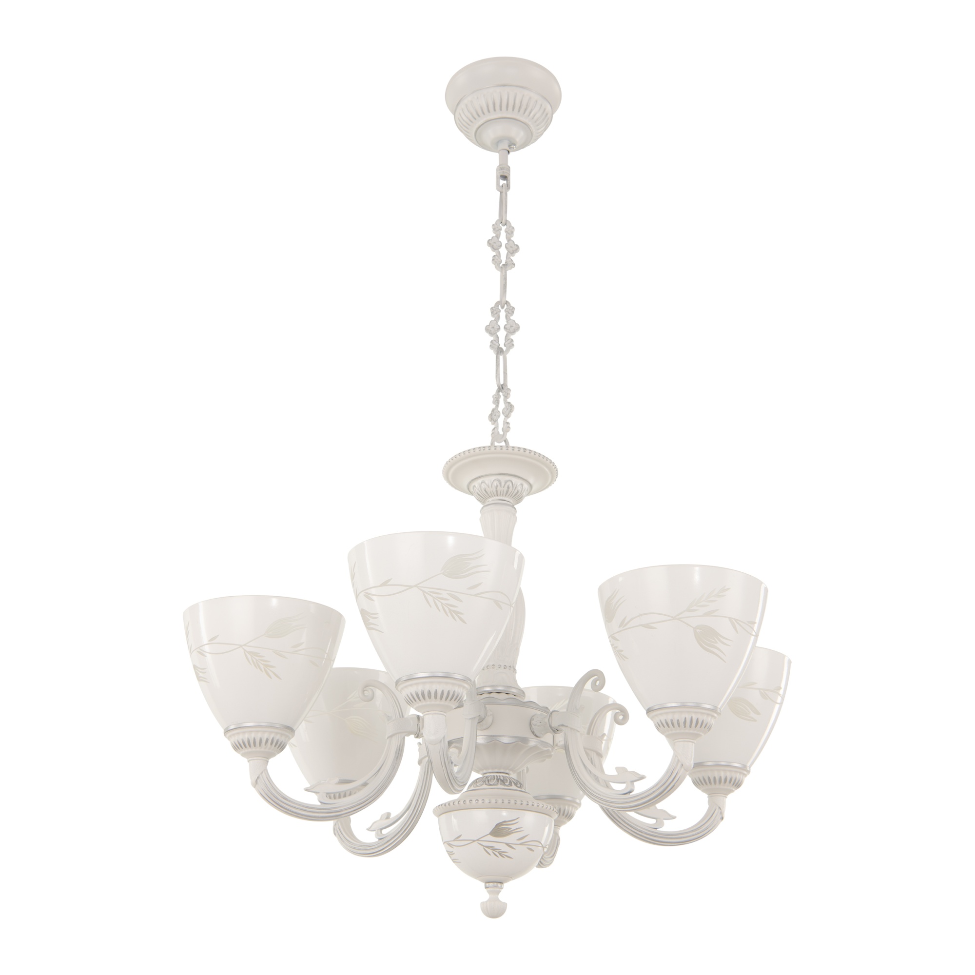 Люстра с плафонами 343659/6 WT+SL Arte Milano