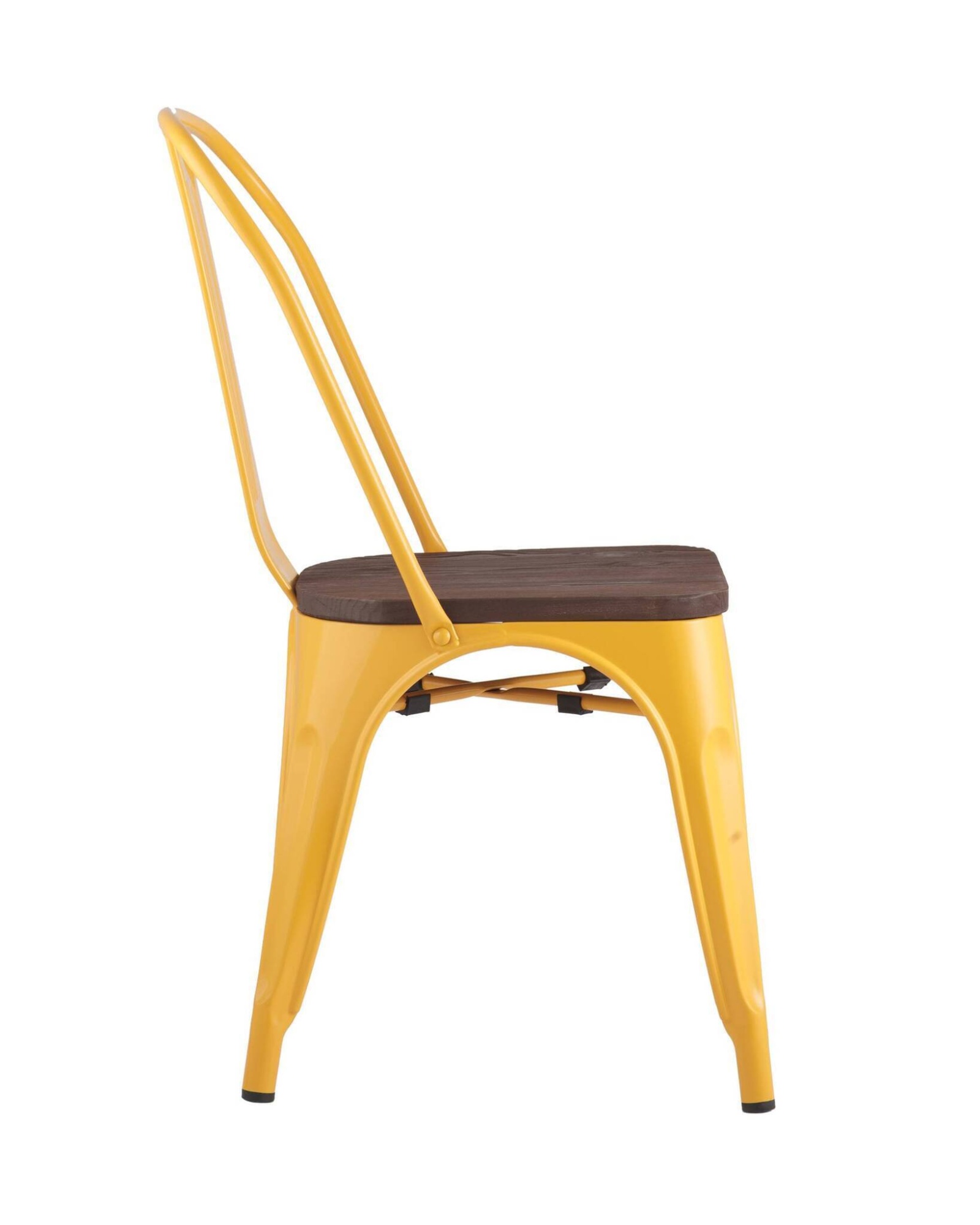 Стул TOLIX WOOD желтый Stool Group