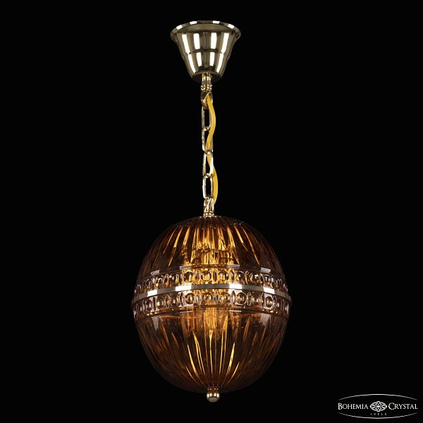 Подвесной светильник с хрустальными плафонами 5479/20 G Amber/M-1G Bohemia Ivele Crystal