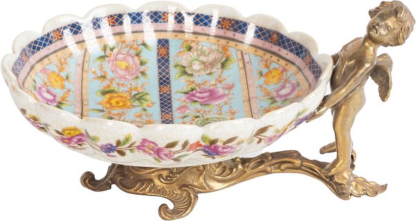 Блюдо с ангелом Glasar 31G1944/C909EHC/HLB0159
