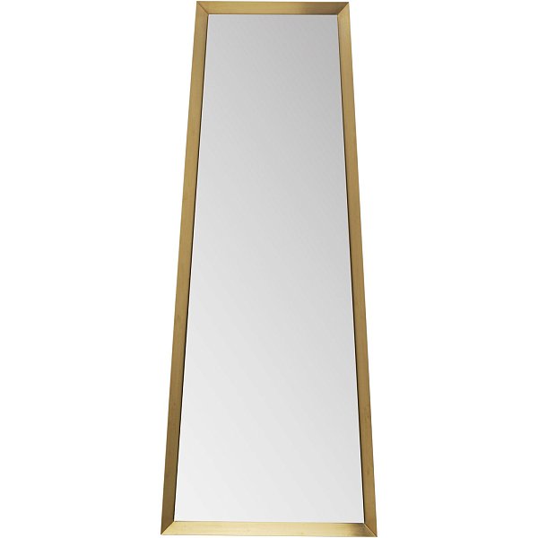 Зеркало настенное Arezzo Brass Trapez 65(45)x160 см KARE 87854