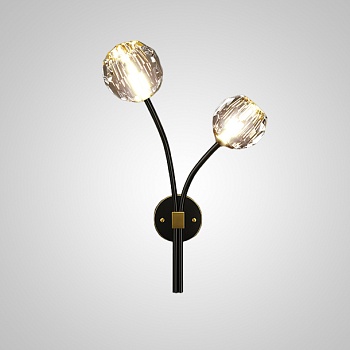 Настенный светильник RH E WALL L2 Right Black by ImperiumLoft