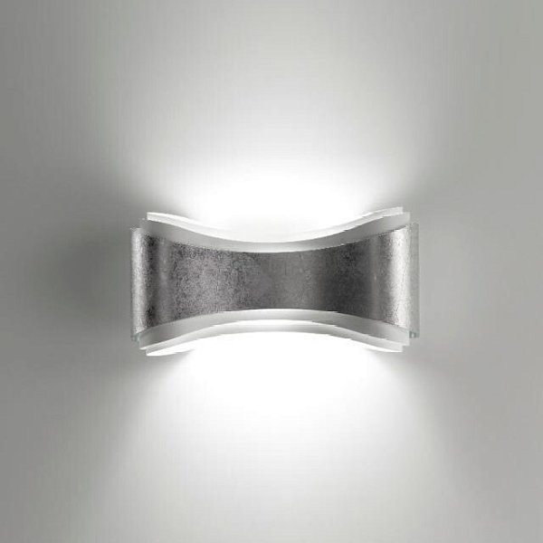 Настенный светильник Selene Illuminazione Ionica 30 white/silver leaf 1035-011033
