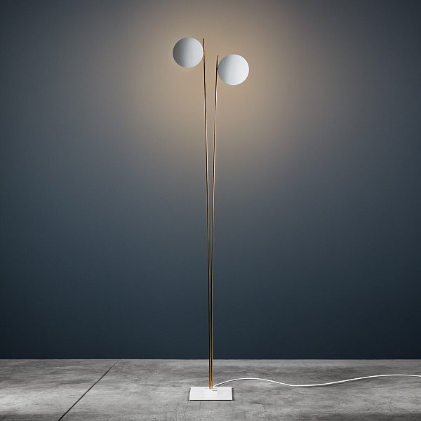 Торшер Catellani & Smith Lederam F2 white/gold