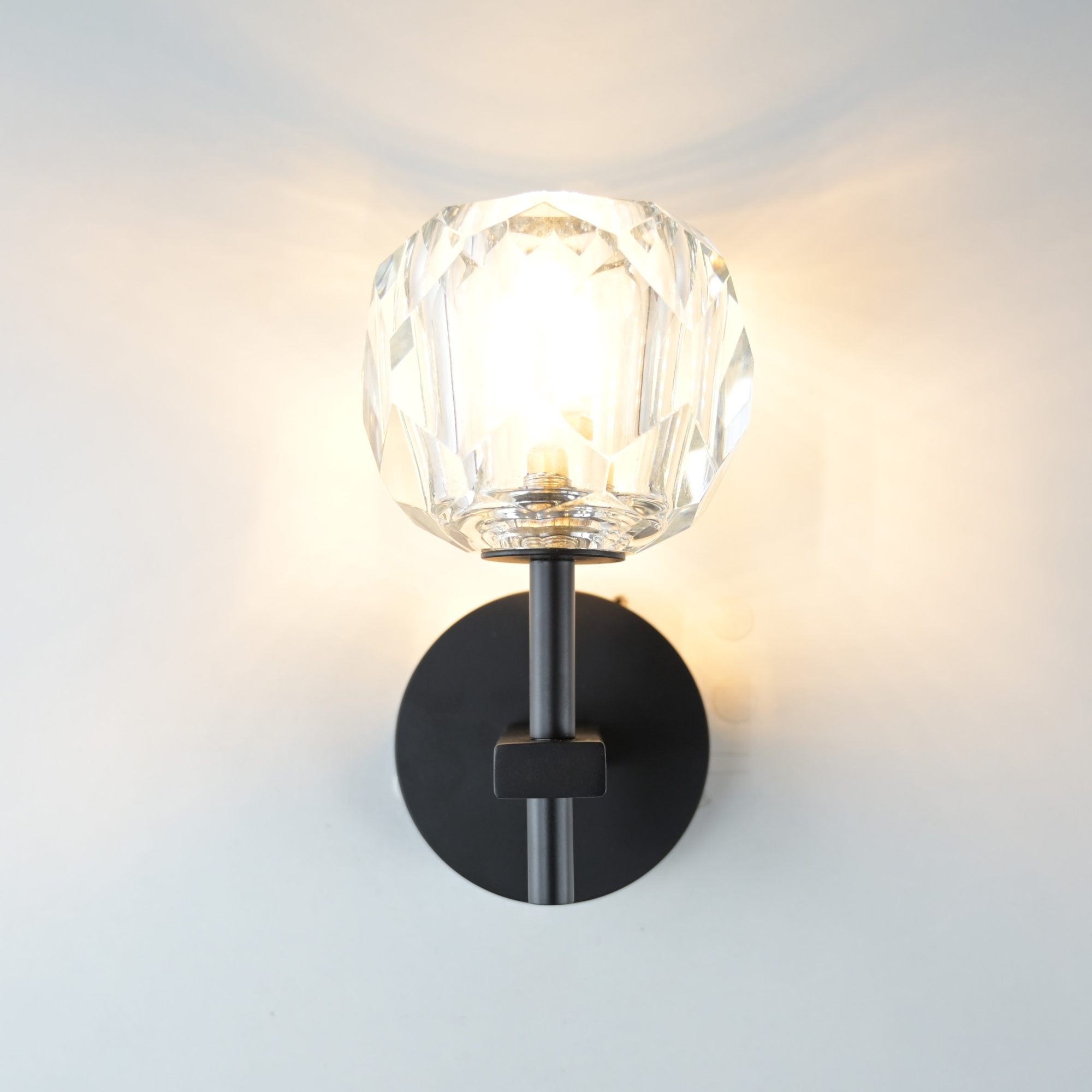 Бра Rh Boule De Cristal Single Sconce Black By Imperiumloft