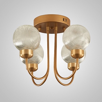 Люстра на штанге DUM L4 Transparent by ImperiumLoft