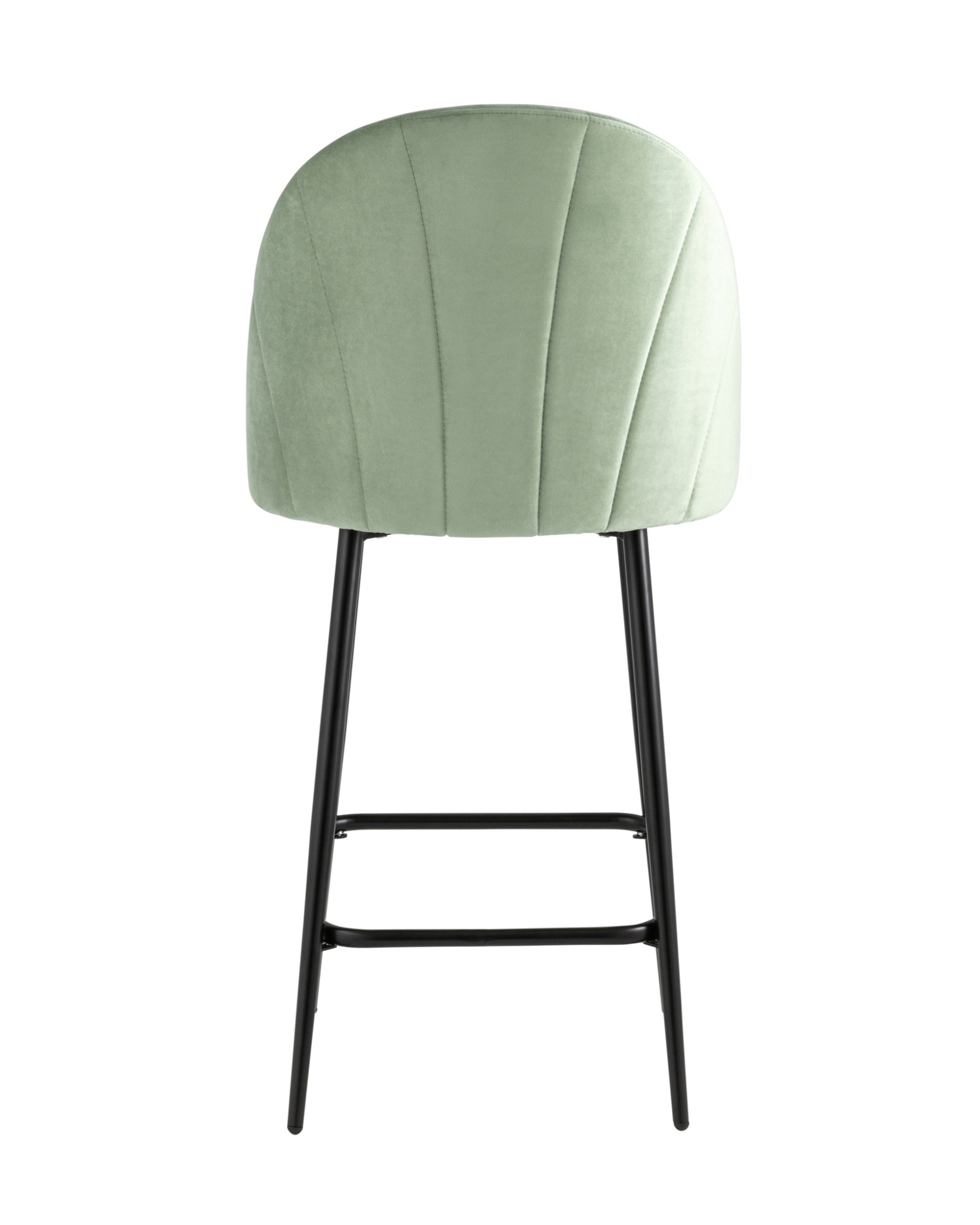 Стул полубарный Логан велюр фисташковый Stool Group