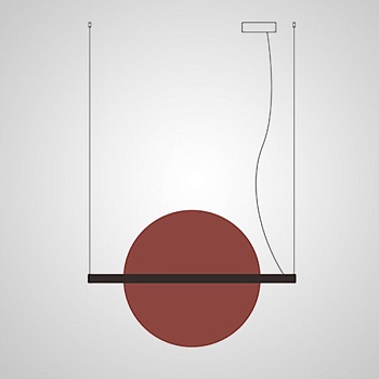 Подвесной светильник LIBERTY L76 Red by ImperiumLoft