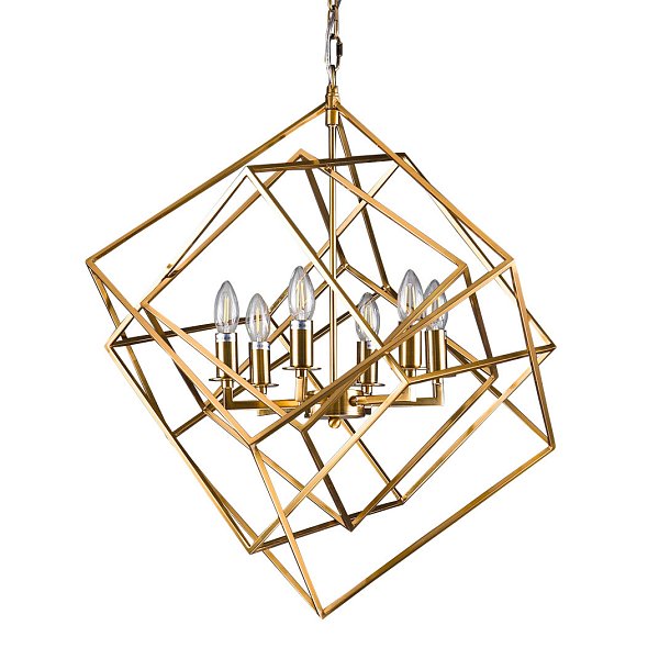 Люстра  Delight Collection Matrix 6 brass