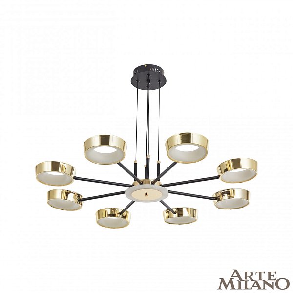 Подвесной светильник светодиодный 271079/8 BK/GD Arte Milano