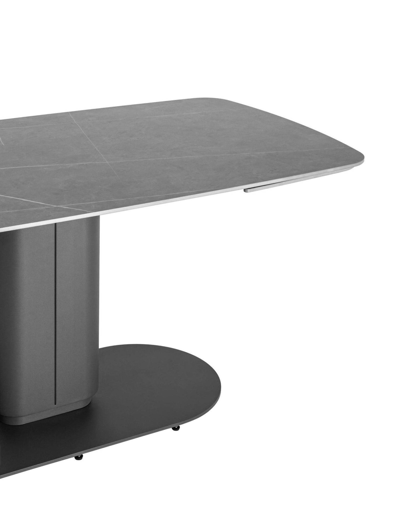 Стол обеденный Глория раскладной 170-250*90 керамика серая Stool Group