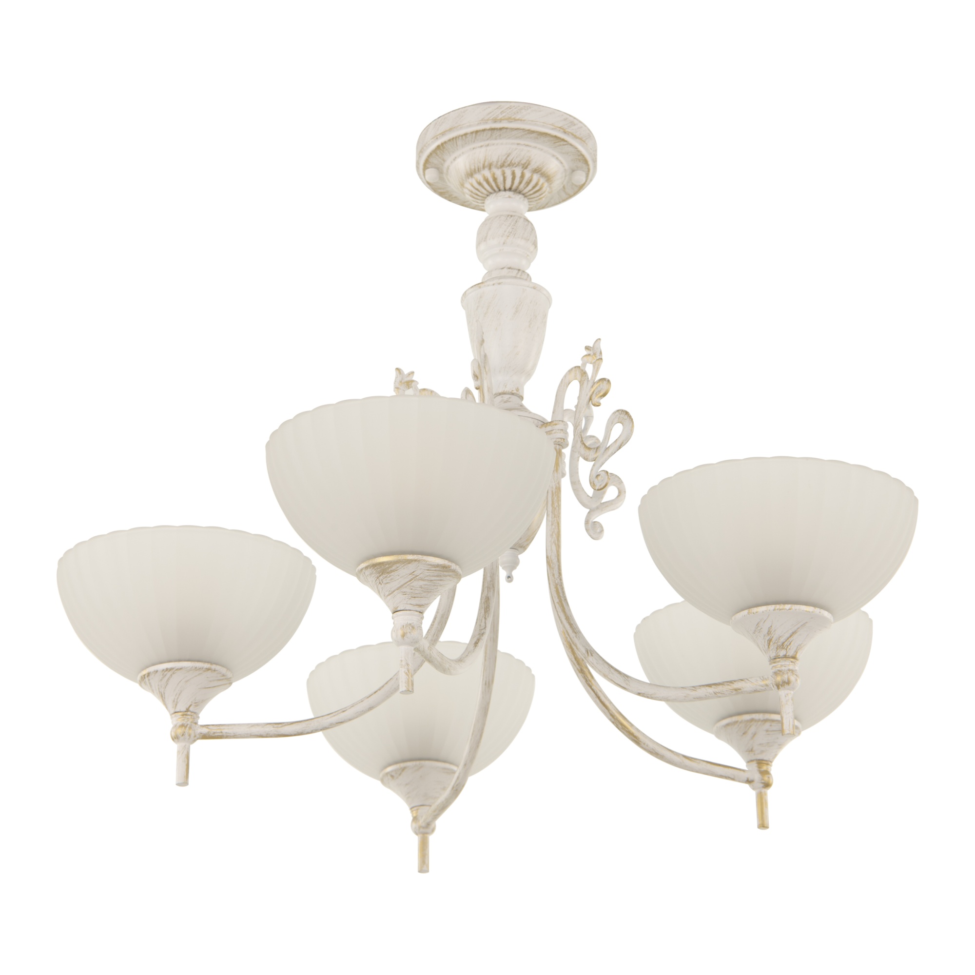 Люстра с плафонами 340049/5 WT+G Arte Milano