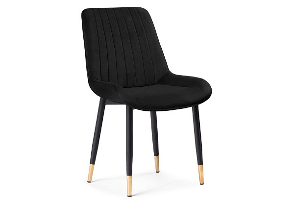 Стул Woodville Seda 1 black / gold / black 15295