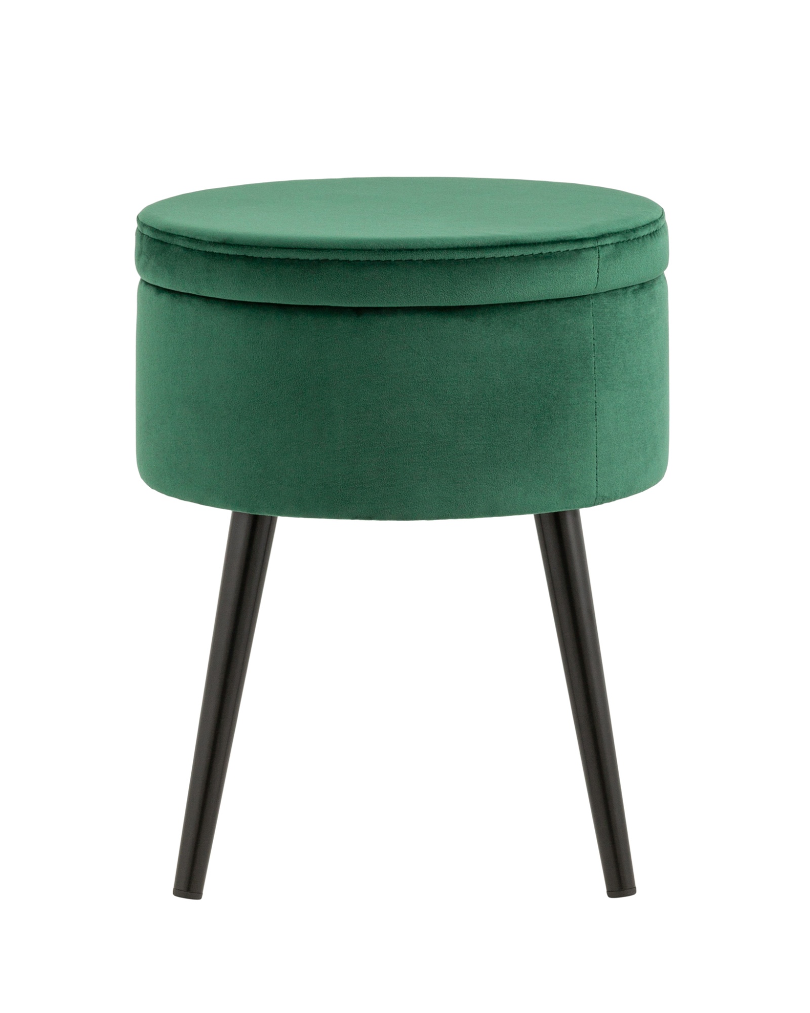 Пуф Клайс с ящиком велюр зелёный Stool Group