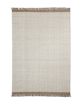 Ковер Brina из бежевой шерсти с узором елочка 300 x 200 см La Forma (ex Julia Grup)