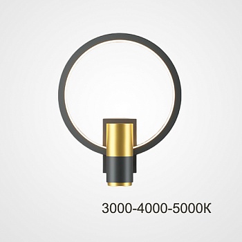 Настенный светильник DAGVEIG С Black Трехцветный свет by ImperiumLoft