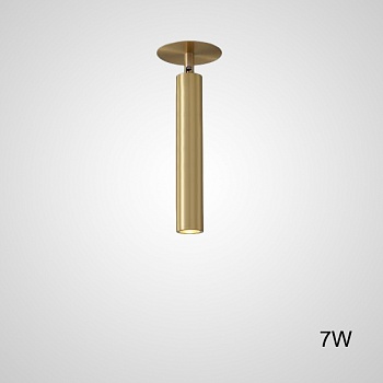 Встроенный потолочный точечный светильник LINO C H26 Brass 7W by ImperiumLoft