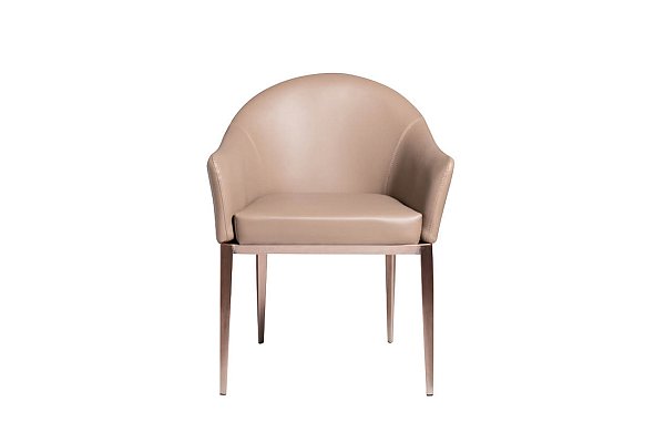 Стул из экокожи с подлокотниками Garda Decor 58DB-DC14676