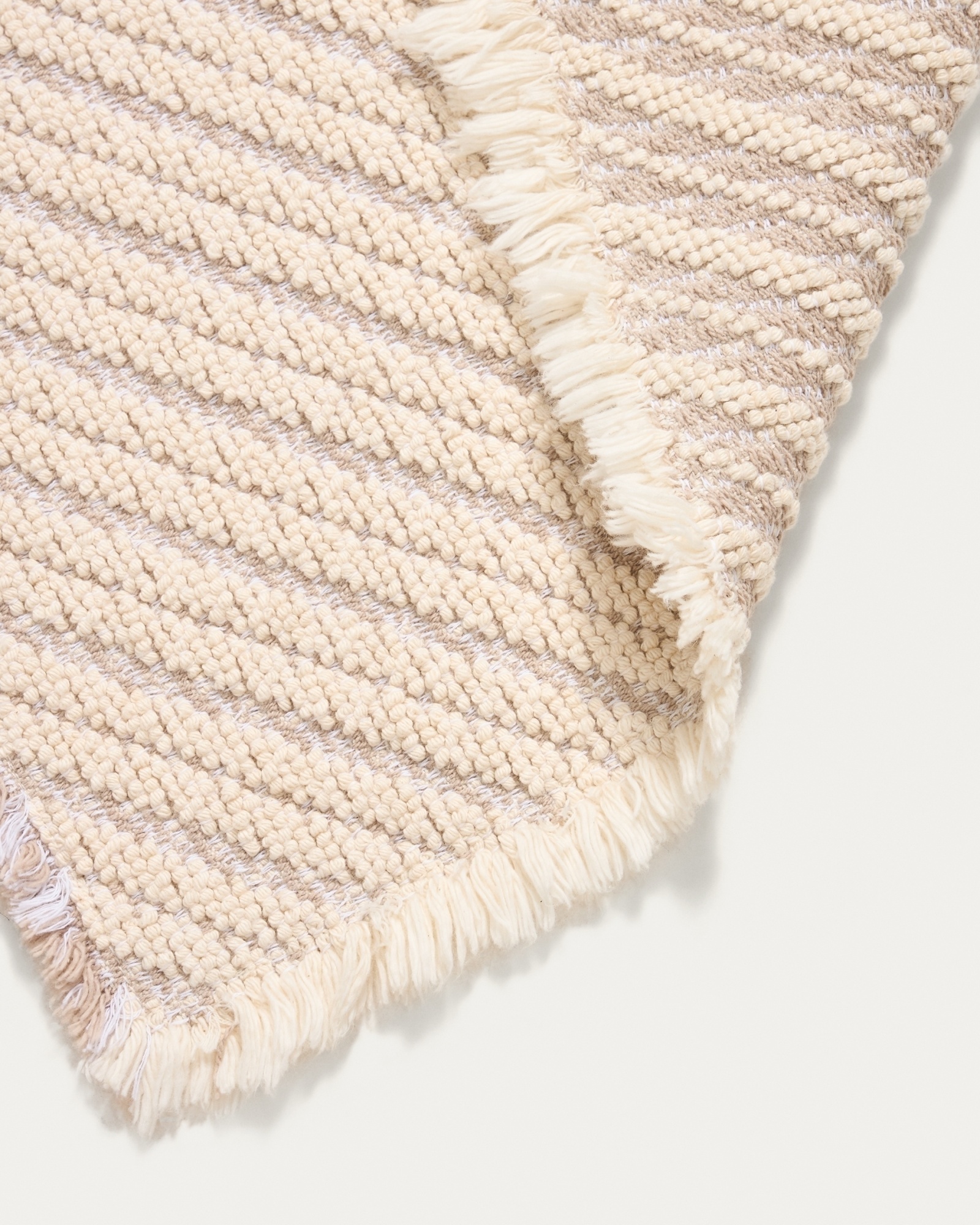 Коврик для ванной Janu из 100% хлопка жаккард цвета экрю 50 x 70 см La Forma (ex Julia Grup)