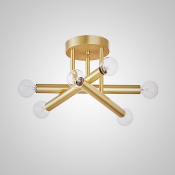 Люстра на штанге SPIKE D30 H35 by ImperiumLoft