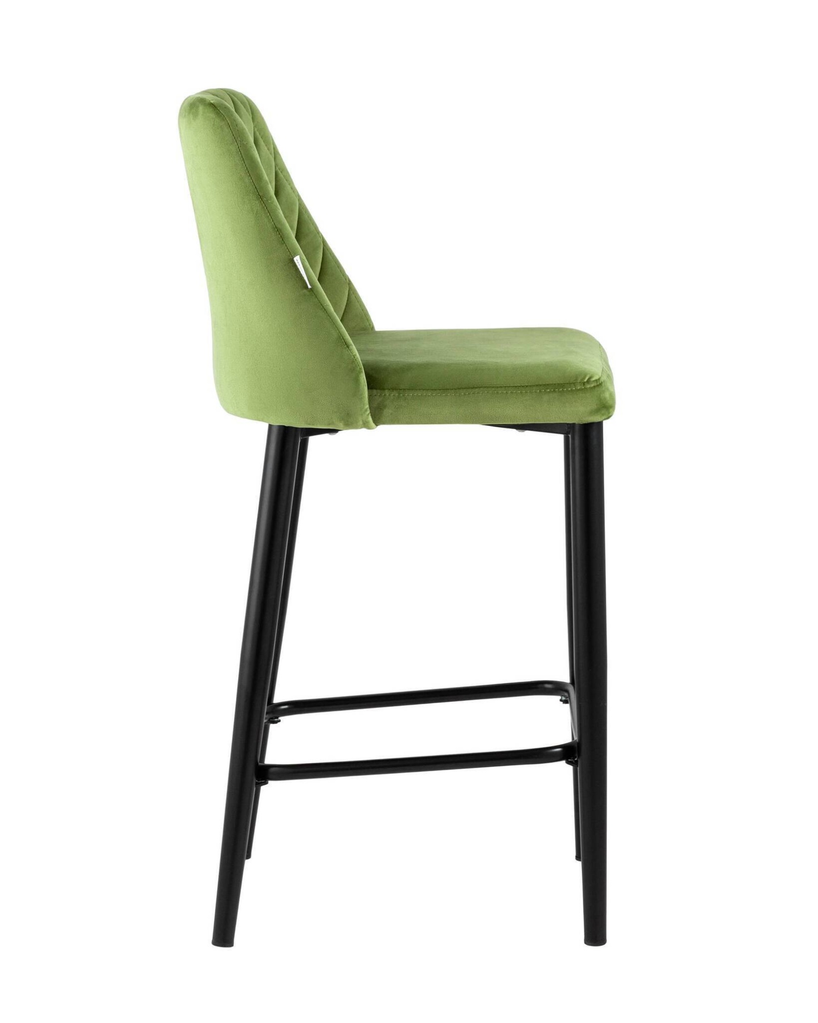 Стул полубарный Диего велюр травяной Stool Group