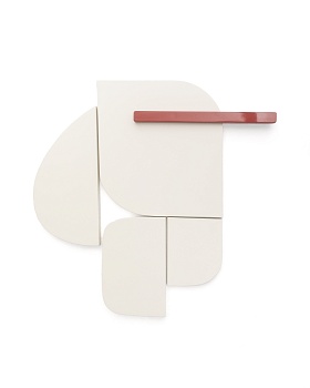 Настенная панель Danei бело-красная 50 x 30 см La Forma (ex Julia Grup)