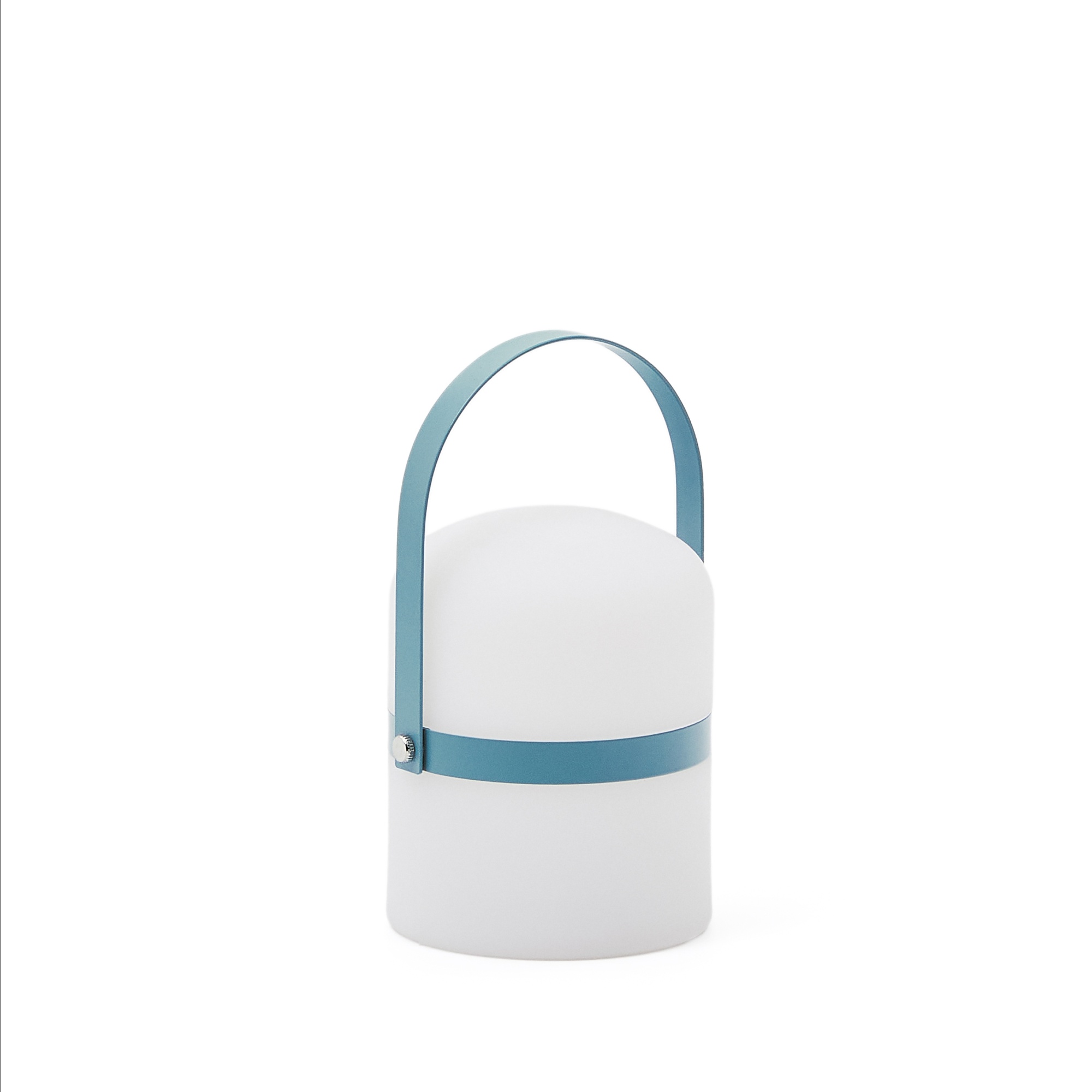 Настольная лампа Ridley mini LED из полиэтилена синего цвета La Forma (ex Julia Grup)