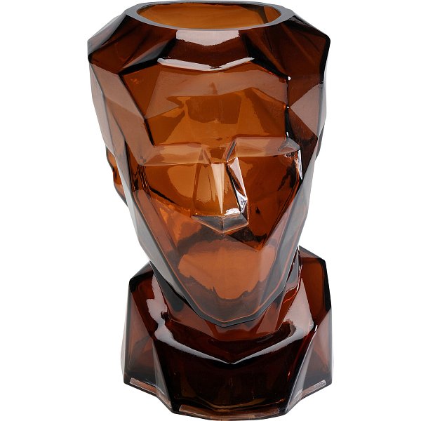 Ваза Prisma Face Brown 30 см KARE 56189
