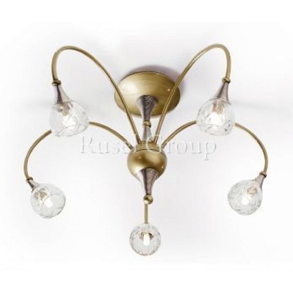 Потолочный светильник Masca Parfum 1867/5PL Ottone nichel